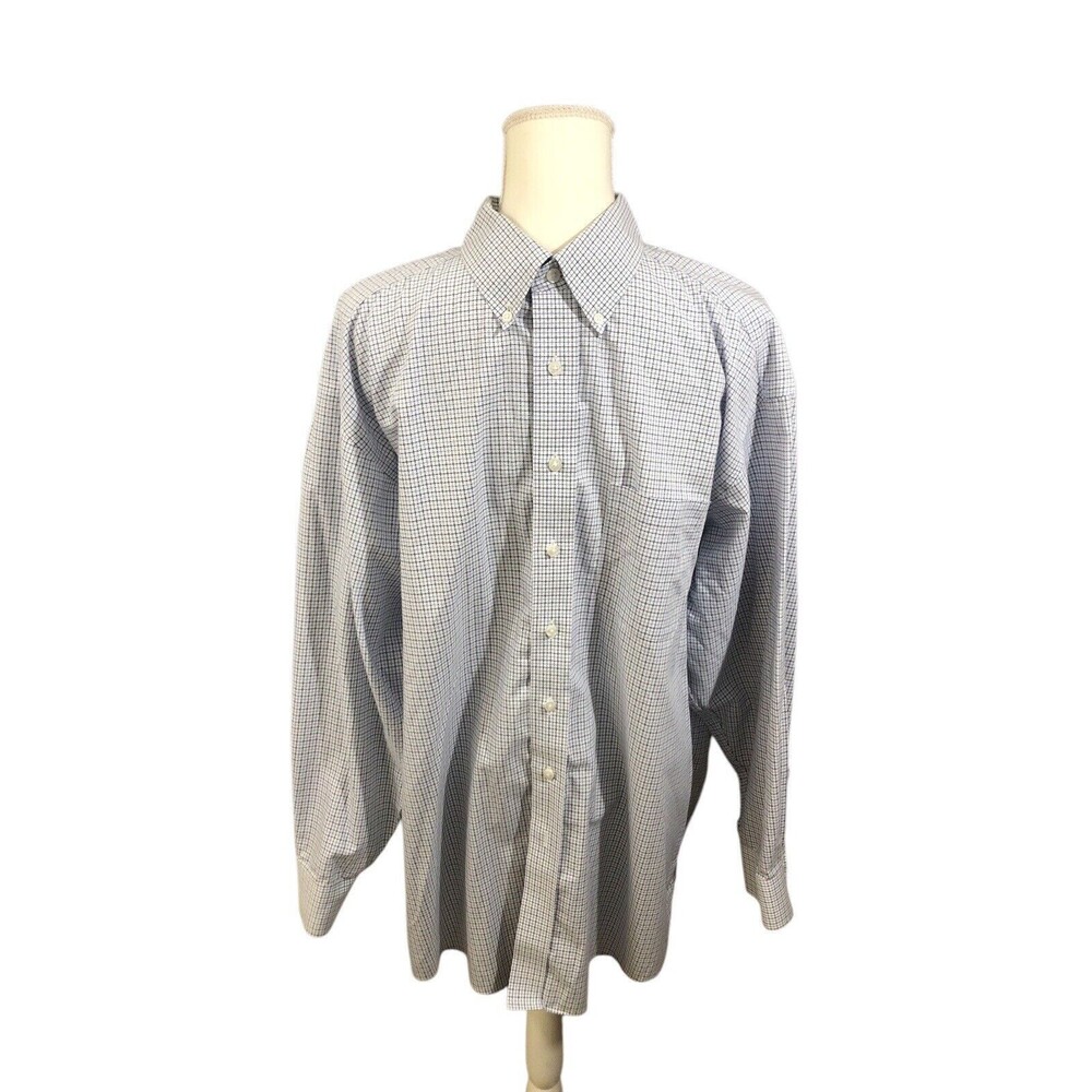 Roundtree Yorke Gold Label Button Down Shirt Men’s White Large XL